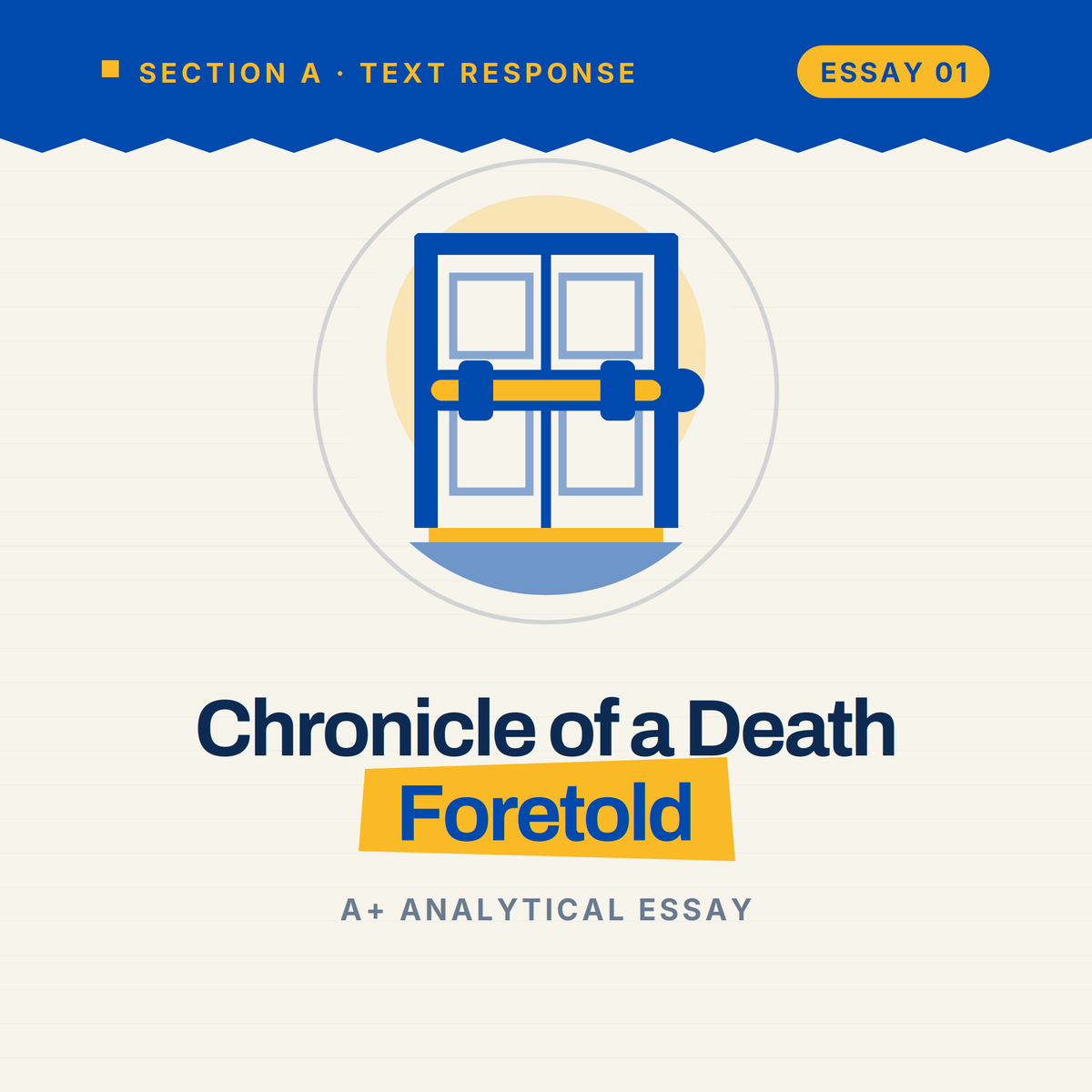 Chronicle of a Death Foretold: Top-Scoring Sample Essay on Accountability