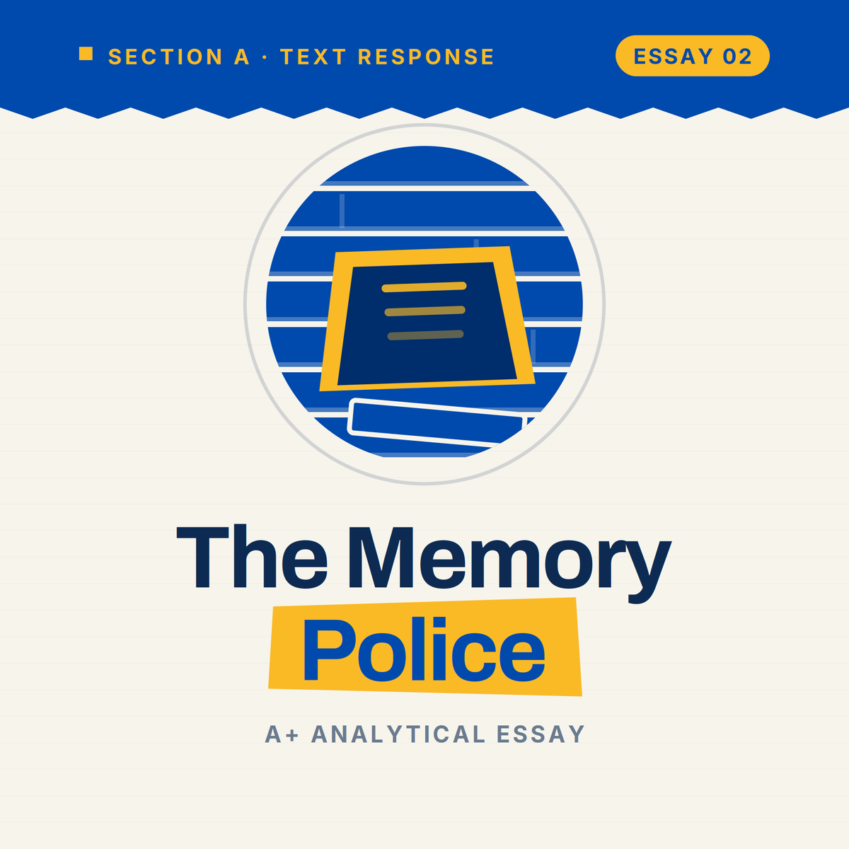 The Memory Police: Top-Scoring Sample Essay on Authoritarian power